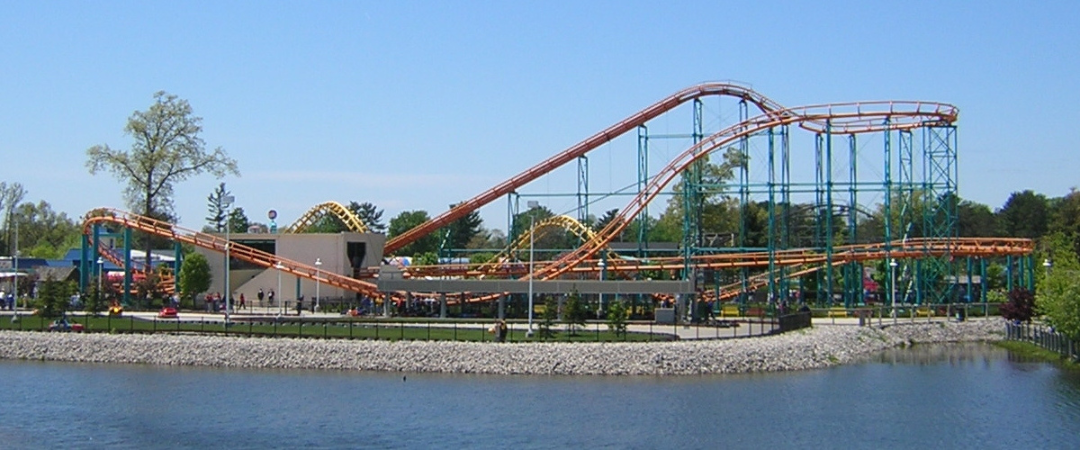 Corkscrew Roller Coaster